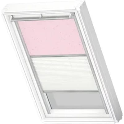 Velux Verduisterend Rolgordijn Dfd Uk08 4659s - Manueel - Roze Sterren