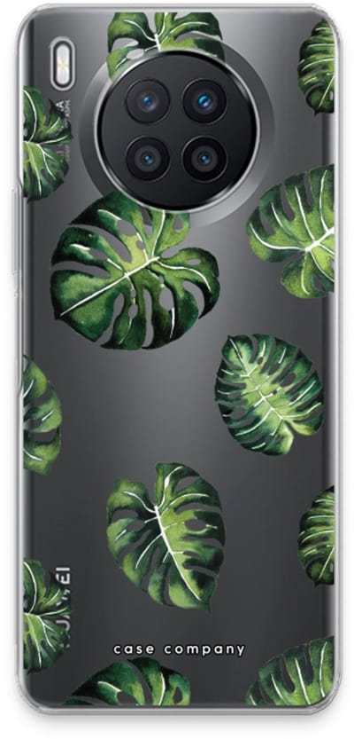 Case Company® - Hoesje geschikt voor Huawei Nova 8i hoesje - Tropische bladeren - Soft Cover Telefoonhoesje - Bescherming aan alle Kanten en Schermrand