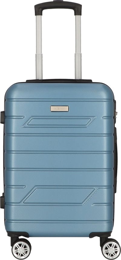 NOWI Bergamo 4 wielen Cabinewagen 56 cm - Harde bagage - Combinatieslot - türkis