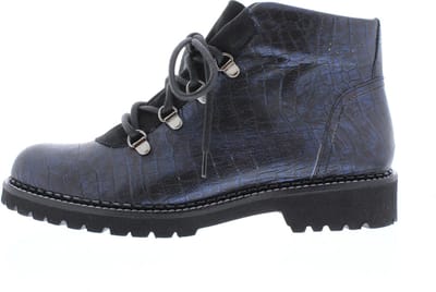 Verhulst - 8437 H - Hoge sneakersVeterlaarzenDames veterschoenenDames sneakersHalf-hoge schoenen - Kleur: Blauw - Maat: 37.5