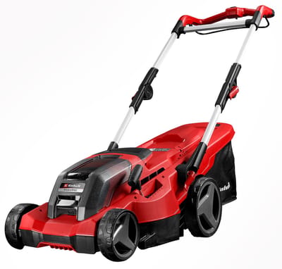 Einhell Accu Grasmaaier RASARRO 36/36 Li Kit - Power X-Change - 36 V/Li-ion - Maaibreedte 36 cm - Aanbevolen gazonoppervlakte: tot 400 m² - 45 L opvangbak - Maaihoogte: 25-75 mm - Incl. 2x 3.0 Ah Plus accu en 2 opladers