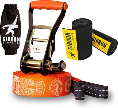Lichte en compacte 15m Slackline Set voor Beginners en Gevorderden | TÜV-getest