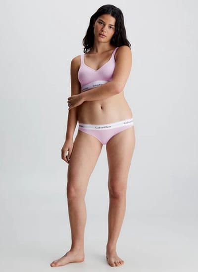 Calvin Klein Serie - Roze Dames Figuur - Maat S - Bawełna, Modal, Elastaan