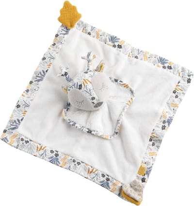 SnelShoppen - White Velvet Baby Zakdoek - Zacht Knuffeldoekje voor Baby's - Veilig en Comfortabel - Ideaal voor Knuffelen en Ontspannen - Perfect voor