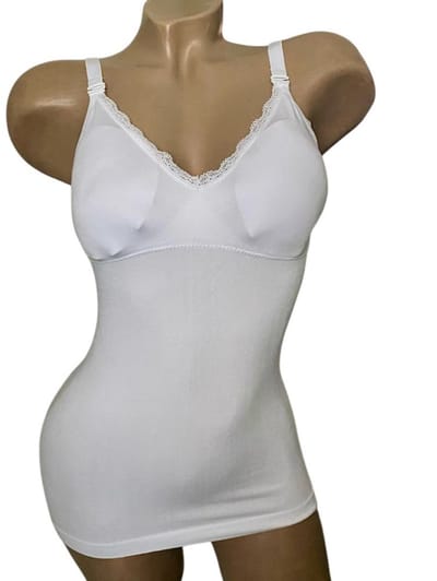 Corrigerende Hemd Naadloos - Bamboe- 6164 - L/XL wit