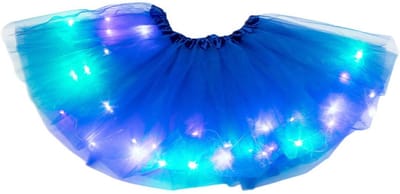 Wantohave Lichtgevend Tutu Rokje Mini Meisjes - Blauw - RGB Verlichting - One Size - 3 t/m 8 Jaar