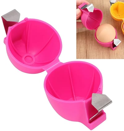 Dailygoods- Eierschaalopener Ergonomisch - Eierschaalbreker - Dunschiller - Keukengereedschap - Comfortabele Grip - Efficiënte Verwijdering van Schaal - Eieropener