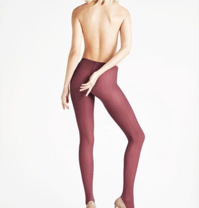 Falke Henna Spirit fantasie panty maat S/M pinot noir