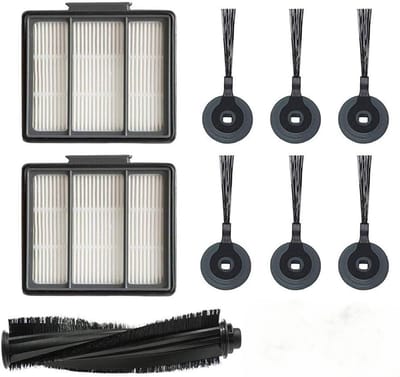 Accessoires voor veegmachines - 10 Pack Vervanging Filter Zijborstel - geschikt voor Shark ION Robot Vacuüm geschikt voor R85 RV850 S86 S87 S88 R71 R72 R75 RV761 RV771 RV871 AV751 AV752 AV753