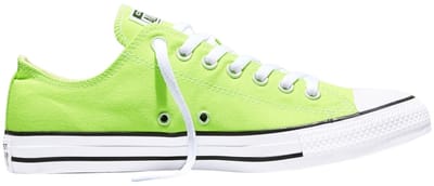 CONVERSE CHUCK TAYLOR ALL STAR A15956C Unisex Groene Lage Sneakers voor Dagelijks Gebruik met Vetersluiting en Comfortzool