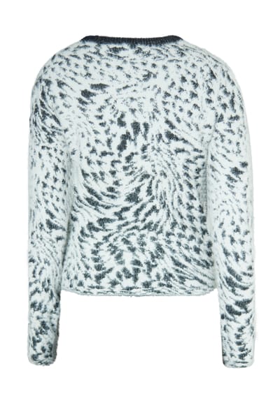 Mymo Jumper Dames wit zwart