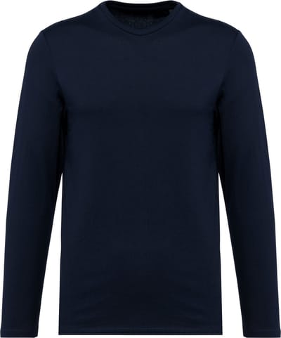 Kariban Premium Supima® heren-T-shirt ronde hals lange mouwen PK302 - Deep Navy - S