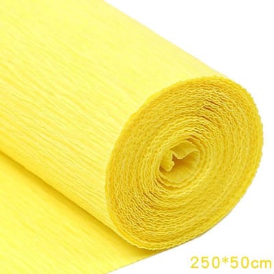 17 kleuren 250x50cm gekleurde crêpepapierrol Origami gekreukt crêpepapier knutselwerkje DIY bloemendecoratie cadeaupapier knutselwerkje
