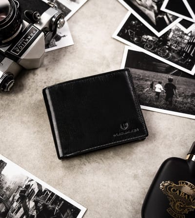 Peterson - Lederen Cadeauset - Herenportemonnee - Sleutelhanger