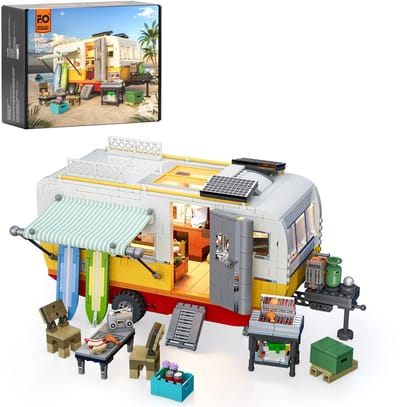 FUNWHOLE LUMIBRICKS Travel Trailer - 1325 onderdelen