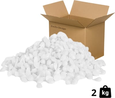 ZoeZo Kaarsenwas 2 kg - Paraffine was - Korrels - Zelf kaarsen maken - Laag oliegehalte 0,4% - Paraffin wax