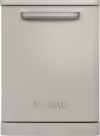 Nassau RVW6000BEI – AUTODOOR - Label D - 43DB! - RVS sproeiarm - Retro Beige Vaatwasser – Handgreep - Vrijstaand – Beige/Creme- 5 jaar garantie -