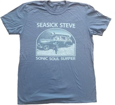 Seasick Steve - Sonic Soul Surfer Heren T-shirt - S - Blauw