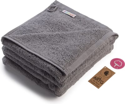 ARTG® Towelzz - AR035 - Handdoekset - 100% Katoen - 50 x 100 cm - Antracietgrijs - Anthracite Grey - Set 5 stuks