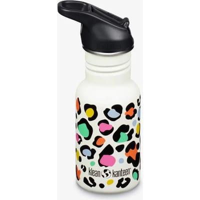 Klean Kanteen Kid Kanteen Classic 355ml - Flip Sport Cap Leopard Print