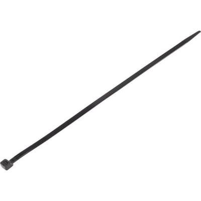 TRU COMPONENTS TC-6645780 Kabelbinder 380 mm 7.60 mm Zwart Weerbestendig 100 stuk(s)