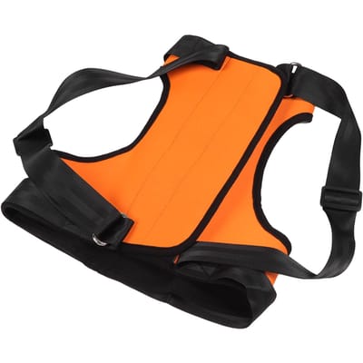 Porte-chien pour pattes arrière Aide les chiens âgés à mobilité réduite Harnais de levage pour animaux de compagnie âgés et malades Orange Arrière orange