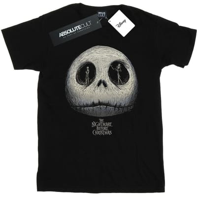 Disney Dames/Dames Nightmare Before Christmas Jack's Eyes Katoenen Vriendje T-shirt (Zwart)
