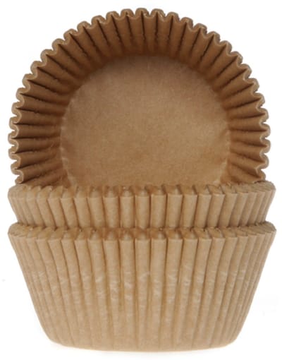 Cupcake Cups (Vormpjes) Kraft 50x33mm - 50st. - House of Marie