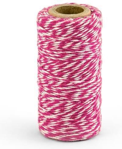 Partydeco - Decoratie touw Magenta (50 meter)