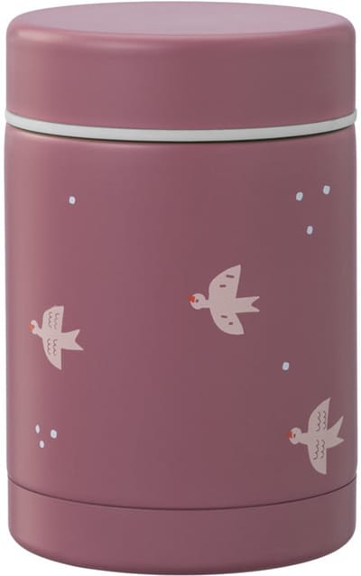 Fresk Thermos Lunchbox 300 ml - RVS Voedselcontainer – BPA-vrij – Lekvrije dop – Thermosbeker – Food Jar tot 6 Uur Warm – Lunchpot - Paars - Swallow