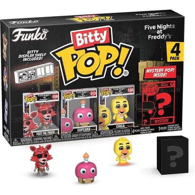 Funko Pop! FIVE NIGHTS AT FREDDY'S - Bitty Pop 4 Pack 2.5cm - Foxy
