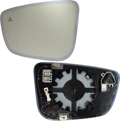 BILMAX Buitenspiegelglas vervanging voor BMW G30 G31 F90 G11 G12 G20, dodehoekassistent, automatisch dimmend, verwarmd, met draagplaat (bestuurderszijde met BLIS)