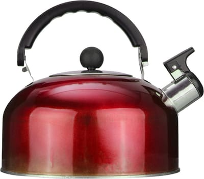 Fluitende Theeketel - Waterketel - Thee Zetten - Roestvrij Staal - 2 Liter - Rood