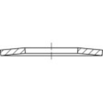 TOOLCRAFT 137312 Schijfveren Binnendiameter: 5.2 mm DIN 2093 Verenstaal 200 stuk(s)