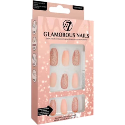 W7 Glamorous Nagels Glitterati - 24 stuks