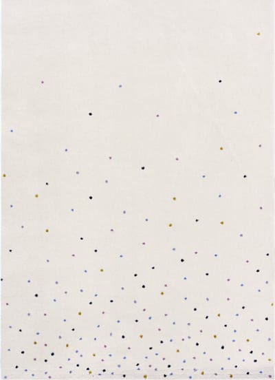 AFKLiving - Vloerkleed kinderkamer 'Confettis TAP64MS' - Wit/Blauw/Rood - 80x150 cm