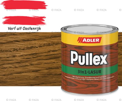 ADLER Pullex 3in1-Lazuur Toskana, bruine beits 2,5 liter