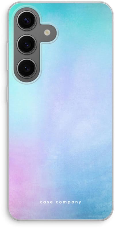 Case Company® - Hoesje geschikt voor Samsung Galaxy S24 hoesje - Mist pastel - Soft Cover Telefoonhoesje - Bescherming aan alle Kanten en Schermrand