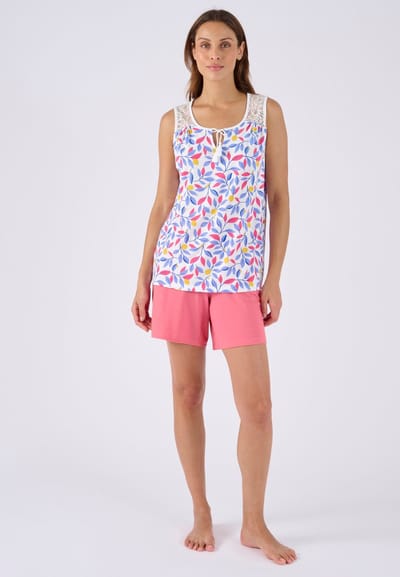 Damart - Shortama kant Climatyl-label - Dames - Roze - 38-40 (S)