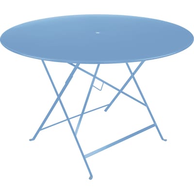Fermob BISTRO klaptafel rond - E1 Maya blauw - Ø 117 cm