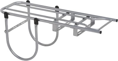 Fietsdrager Adapter - Bagagedrager Montage - Kinderzitje Bevestigen - EasyFit Systeem - 11-17 cm Breed - Zilver