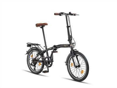Pacto Ten Vouwfiets Zwart Shimano 6v 20 inch Plooifiets Folding Bike