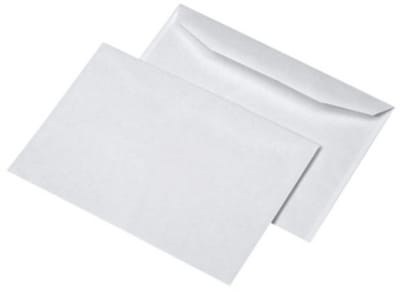 MAILmedia envelop 162x229 mm, 75g/m, gegomd, z. venster, wit, 500 st