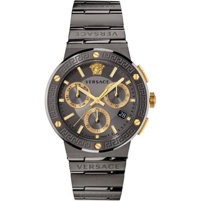 Versace VEZ900521 Greca-logo herenhorloges black