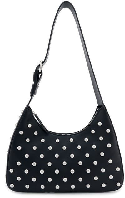 SEIDENFELT MANUFAKTUR schoudertas Bykle Hobo Bag Black zwart