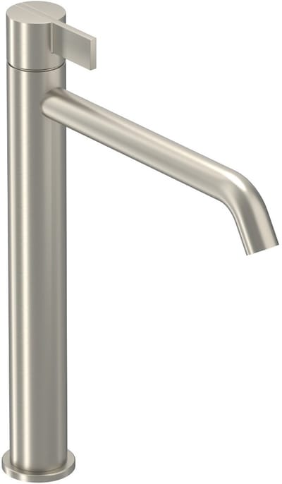 IVY Pact Eenhendel wastafelmengkraan opbouw model L, coldstart Geborsteld nickel PVD