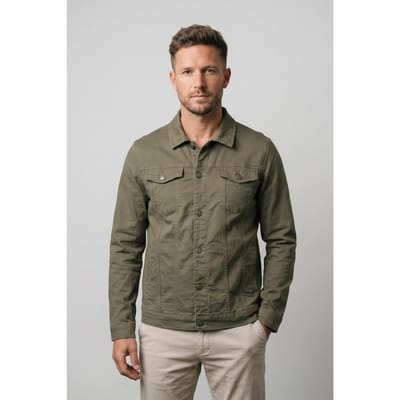 Cars Jeans Marcos Jacket Gd Army Maat: M | Legerjassen Outlet | Heren | Bruin