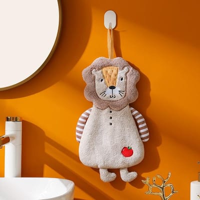 Thuis Ophangbare Handdoeken voor Kinderen Hoge Kwaliteit Koraalfluweel Zacht Gevoel Fijn Comfortabel Huidvriendelijk Keuken Badkamer Handdoek