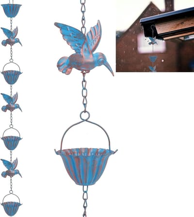 Decoratieve Regenketting 2,4 Meter voor Dakgoot - Waterafvoer Decoratie