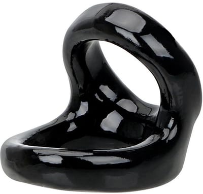 Cockring Met Dubbele Opening - Siliconen - Penis En Balring - Rekbaar